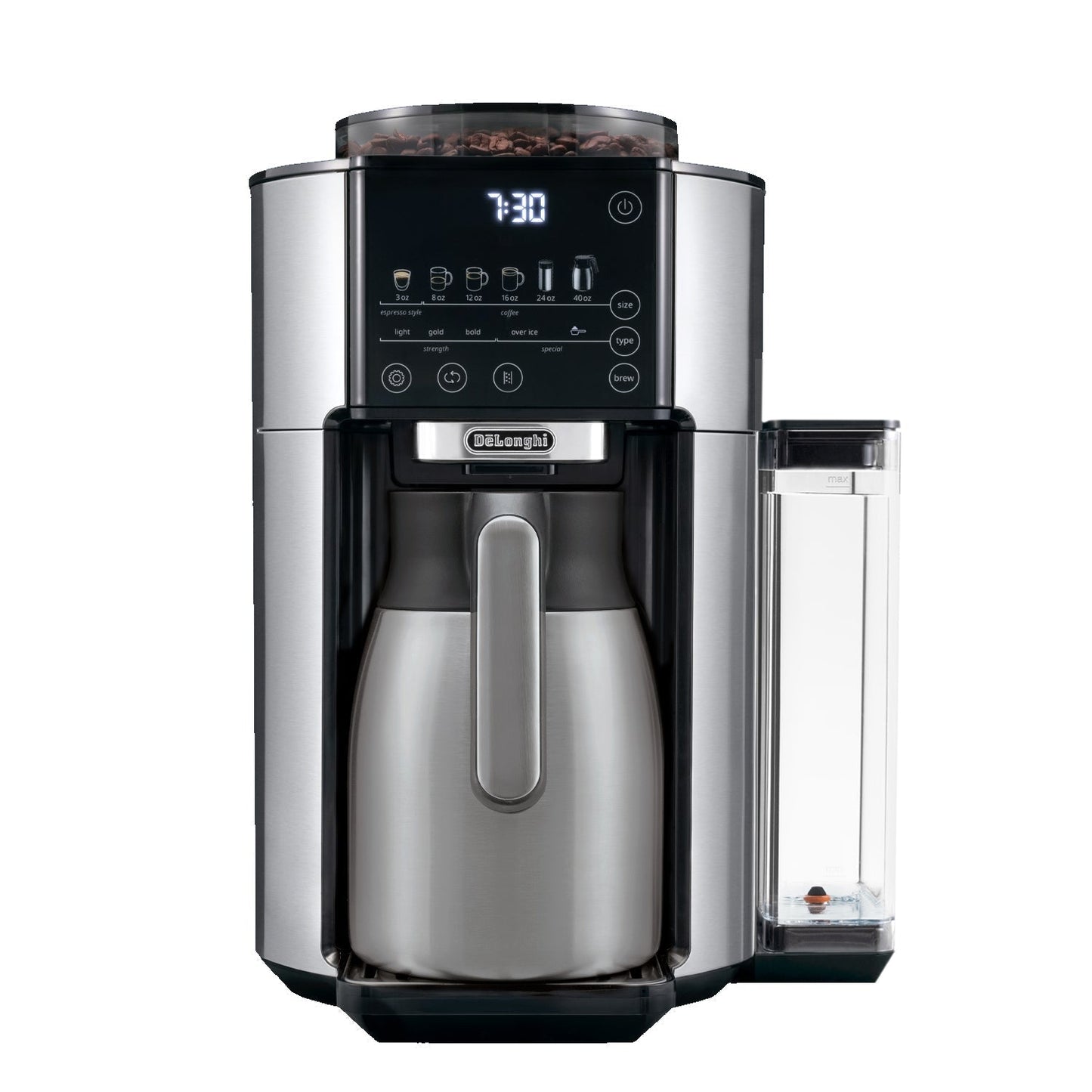 De'Longhi TrueBrew Automatic Coffee Machine - Stainless with Thermal Carafe - CAM51035M